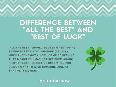 best of luck meaning|alternatives to best of luck.